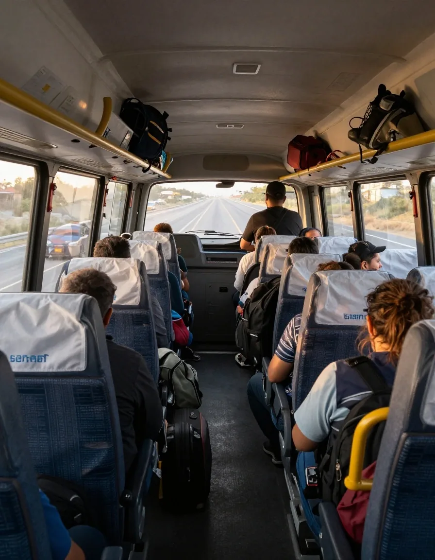 Viajeros del interior rumbo a su cita en Buenos Aires